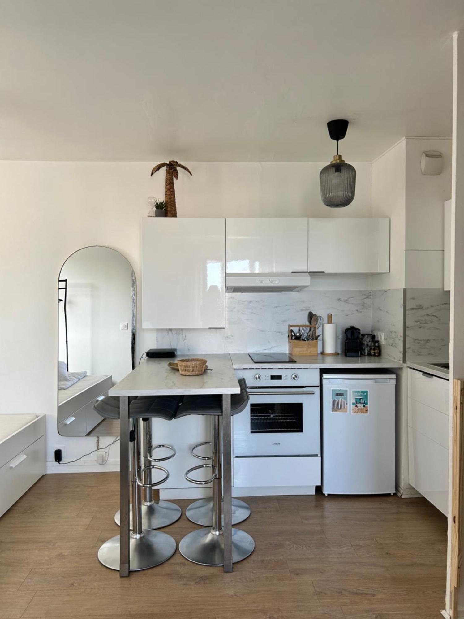 La Marina-Studio, Vue Mer Avec Balneo Deauville Extérieur photo